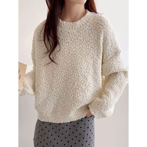 예쎄 부클 맨투맨 뽀글이 니트 S5FKN061A_이미지