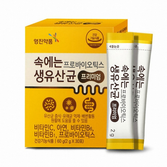 영진약품 속에는 프로바이오틱스 생유산균 프리미엄 30포 (5개)_이미지
