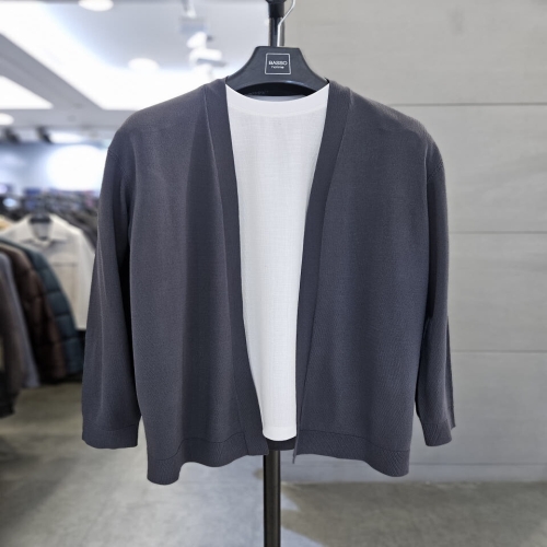 바쏘옴므 세이브존03 남자 봄 여름 차콜 냉감 오픈 가디건 WSAFA2GW03A이미지입니다. 누르면 해당 게시물로 새창이동합니다.