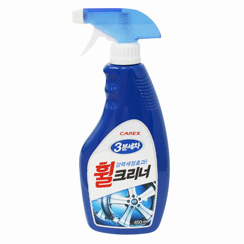 카렉스 3분세차 휠크리너 650ml (3개)