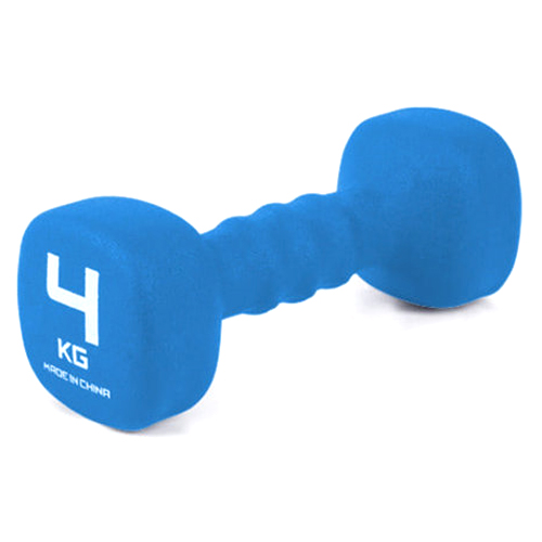코리아스포츠 아이워너 네오프렌 사각 아령 (4kg, 2개)_이미지