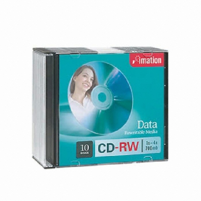 이메이션 CD-RW 700MB 4x 슬림 1p