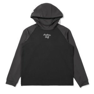 말본골프 컬러블럭 미드레이어 후드 M4321PTL09BLK_이미지