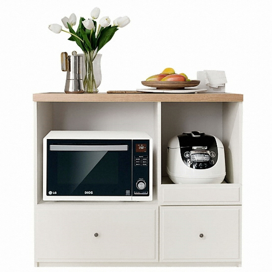 리센트 파스타 2S 렌지대 겸 조리대+상부장 세트_이미지