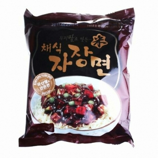 새롬식품 우리쌀로 만든 채식자장면 108g (1개)_이미지