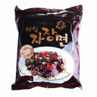 새롬식품 우리쌀로 만든 채식자장<b>면</b> 108g