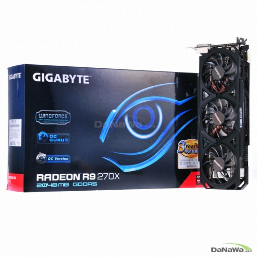 GIGABYTE 라데온 R9 270X UDV D5 2GB WINDFORCE S4_이미지