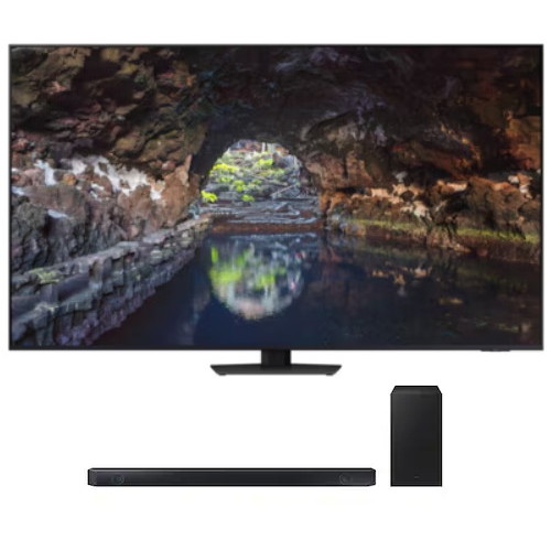 삼성전자 네오QLED KQ75QND80BFXKR (스탠드+사운드바, HW-Q600C)