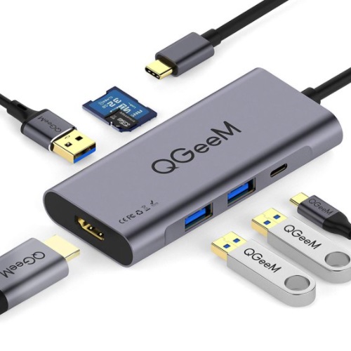 QGeeM QG-UHO7-03 (7포트/USB 3.0 Type C)_이미지