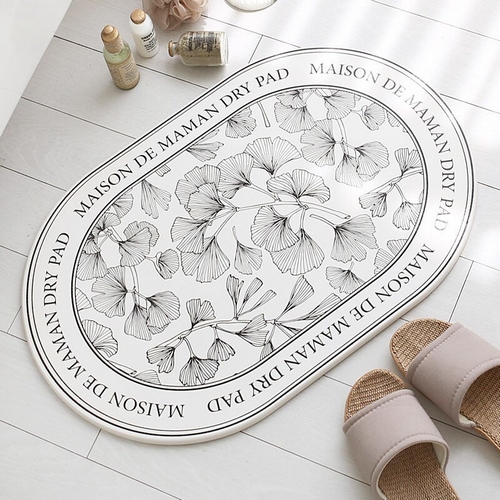 드마망 은행잎 규조토 발매트