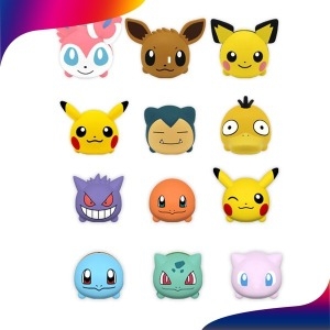 포켓몬스터 포켓몬 쌓기 피규어 랜덤 피카츄 피츄 이브이 님피아 잠만보 빵 띠부띠부씰 스티커_이미지