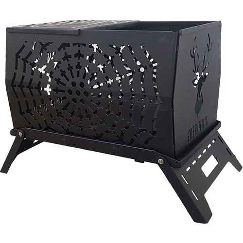 루키 불멍 감성 사각 캠핑 화로대