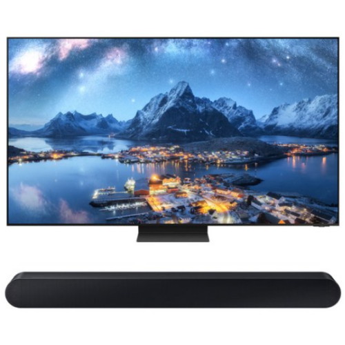 삼성전자 네오QLED KQ85QND800FXKR (스탠드+사운드바, HW-S60D)_이미지