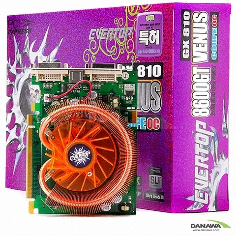 EVERTOP 지포스 8600GT 쿠페 OC 1.0ns 256MB GX810_이미지