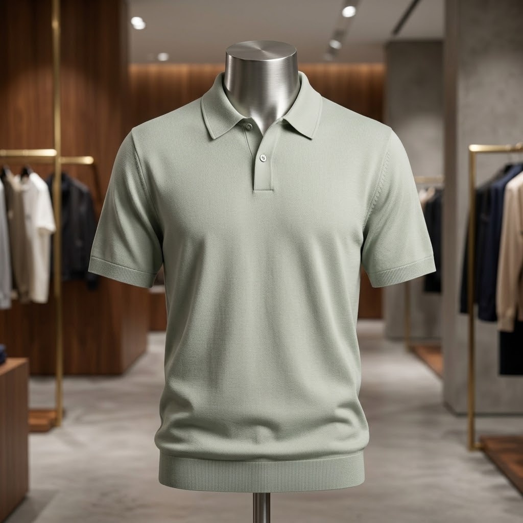 멘 SS26프리미엄 플로우 칼라넥 티셔츠 라이트 그린 BC6342C99L BC6342C99LLL XL 110