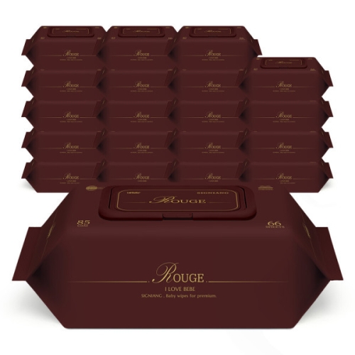 지앤티클린 아이러브베베 시그니앙 루쥬 물티슈 캡형 66매 (20팩)