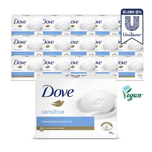 도브 센서티브 뷰티 바 135g (16개)_이미지