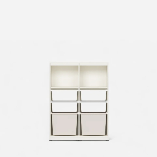 샘키즈 1단 수납책장 870 크림오트밀