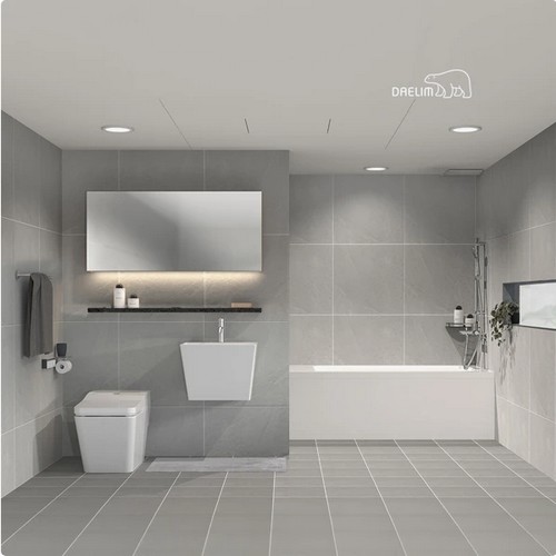 대림바스 프리미엄 블랙에디션 스마트렛 LED 와이드플랩장 거실욕실