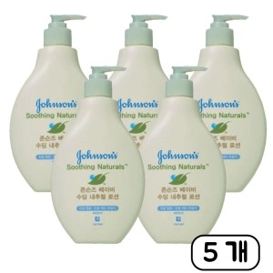 존슨즈베이비 수딩 내추럴 너리싱 로션 펌프형 400ml (5개)_이미지