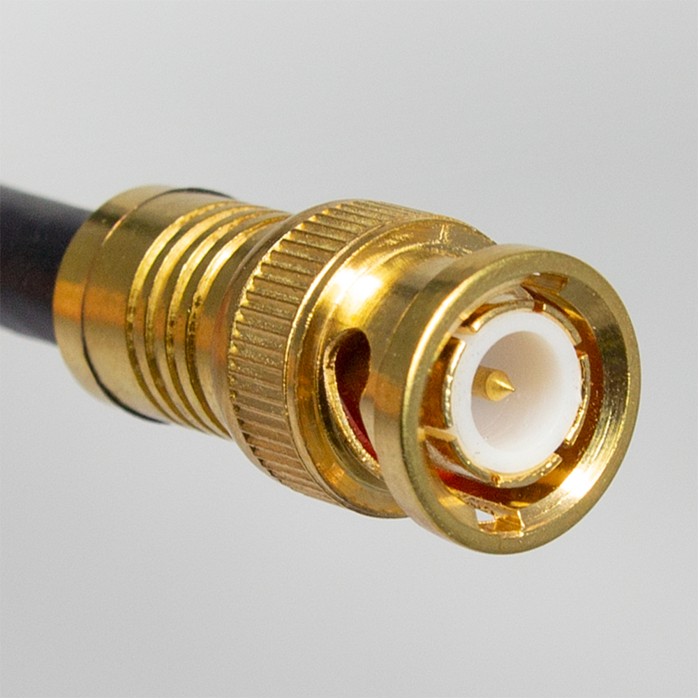 마하링크 BNC to RF 5C 동축 케이블 골드블랙 (MLZ-GBR500, 50m)_이미지