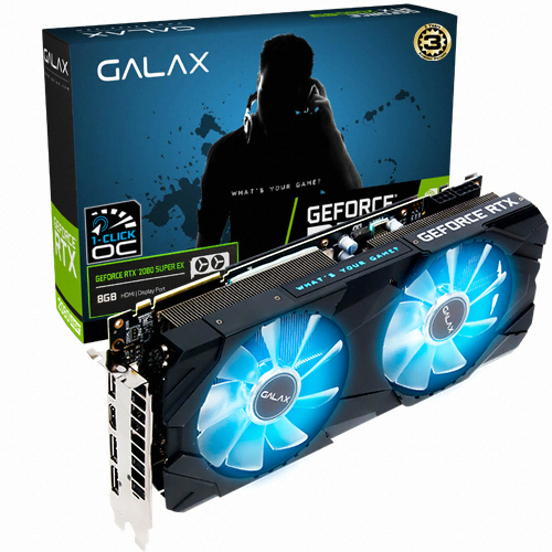 갤럭시 GALAX 지포스 RTX 2080 SUPER EX BLACK OC D6 8GB_이미지