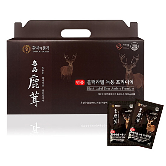 황제의품격 블랙라벨 녹용 프리미엄 70ml 30포 (3개)