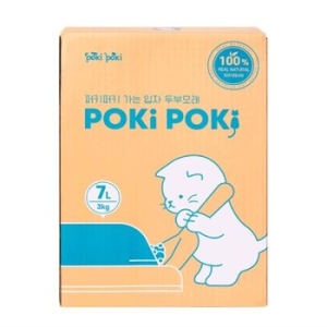 퍼키퍼키 가는입자 두부모래 밀크향 3kg (1개)_이미지