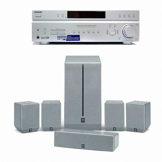 야마하 NS-P270 + 소니 AV리시버 (STR-DE400)_이미지
