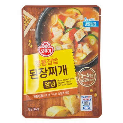 오뚜기 정통집밥 된장찌개양념 140g (10개)