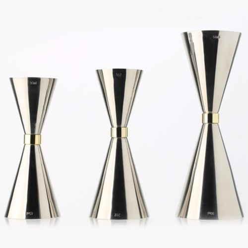 BRC 슬림 칵테일 지거 실버