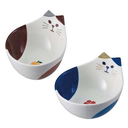 데꼴 얼룩 고양이 밥공기_이미지