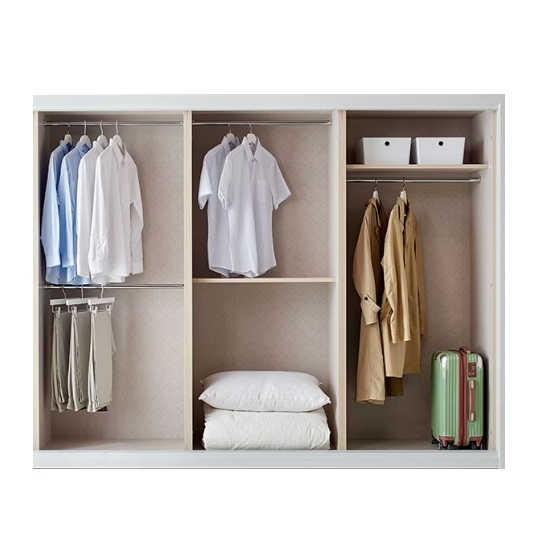 보넬가구 메종 은경연결 9자 슬라이딩 옷장 2555_이미지