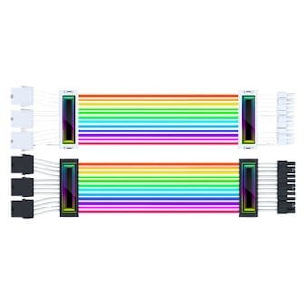 러빙쿨 E-38W <b>ARGB</b> 3x8핀 슬리빙 <b>케이블</b>