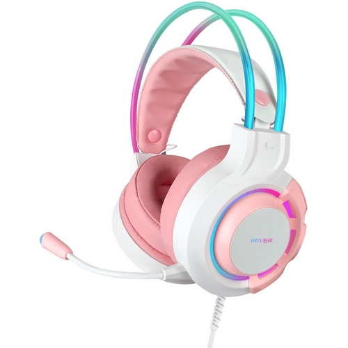 아이리버 Aurora GH3 ENC 가상 7.1채널 RGB 노이즈캔슬링 마이크 게이밍 헤드셋 (중고)_이미지