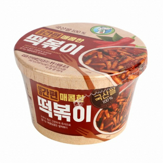 성경식품 지도표성경 간편 매콤한 떡볶이 142g (6개)
