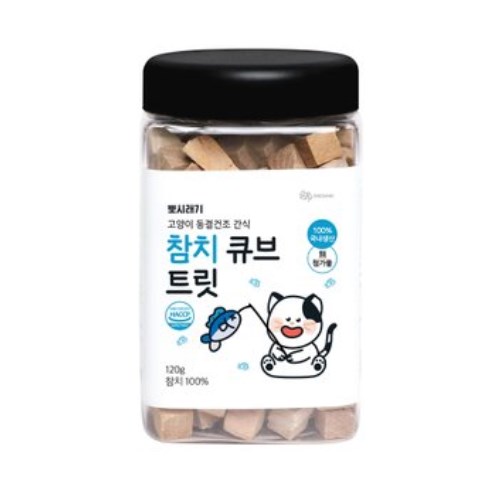 뽀시래기 고양이 동결건조 간식 참치 큐브 트릿 120g이미지입니다. 누르면 해당 게시물로 새창이동합니다.