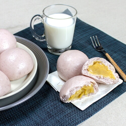 하이원푸드 원주 수제 자색고구마 쌀찐빵 20개 1.4kg