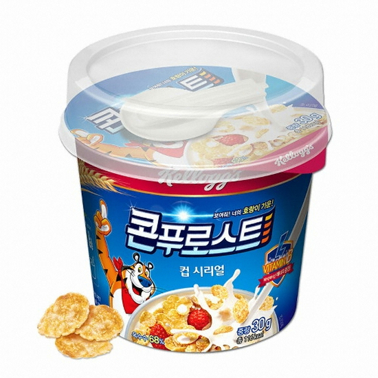 켈로그 콘푸로스트 컵 시리얼 30g (3개)_이미지