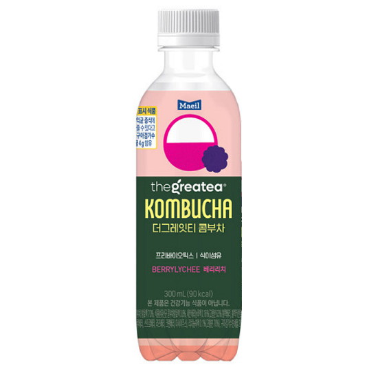 매일유업 더그레잇티 콤부차 베리리치 300ml[6개] (6개)_이미지