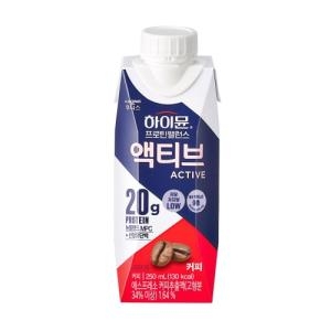 일동후디스 하이뮨 프로틴 밸런스 액티브 더블샷 커피 250ml