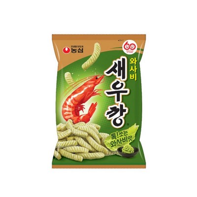 농심 와사비 새우깡 70g (9개)