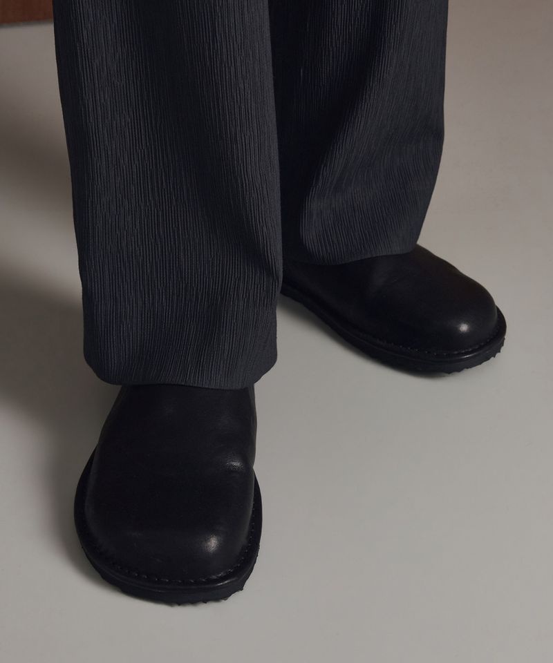 X Mistake Project Kinoshita Leather Mules TNSO6E101BK