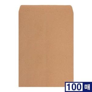 오피스존 서류봉투 양면 A4 100매 양면 각대봉투 우편 황봉투
