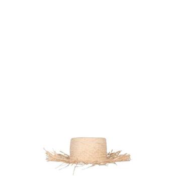 발렌티노 RED 브레이디드 와이드 챙 모자 XQ0HEA14YCL 0NE T