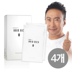 헤어리치 박명수 흑채 리필용 리필팩16g 4개_흑색_이미지