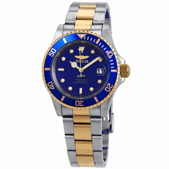 인빅타 프로다이버 투톤 블루다이얼 남성용 시계 26972 Pro Diver Watch 26972