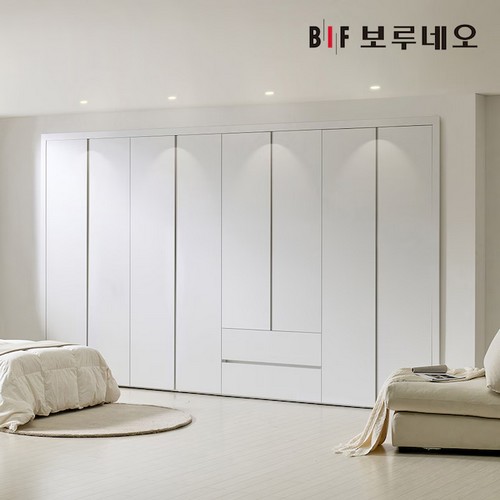 네오 2단서랍 여닫이 붙박이장