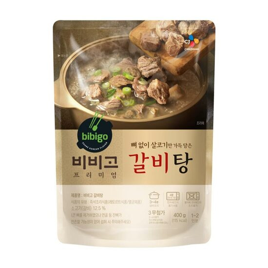 CJ제일제당 비비고 뼈 없는 갈비탕 400g (16개)