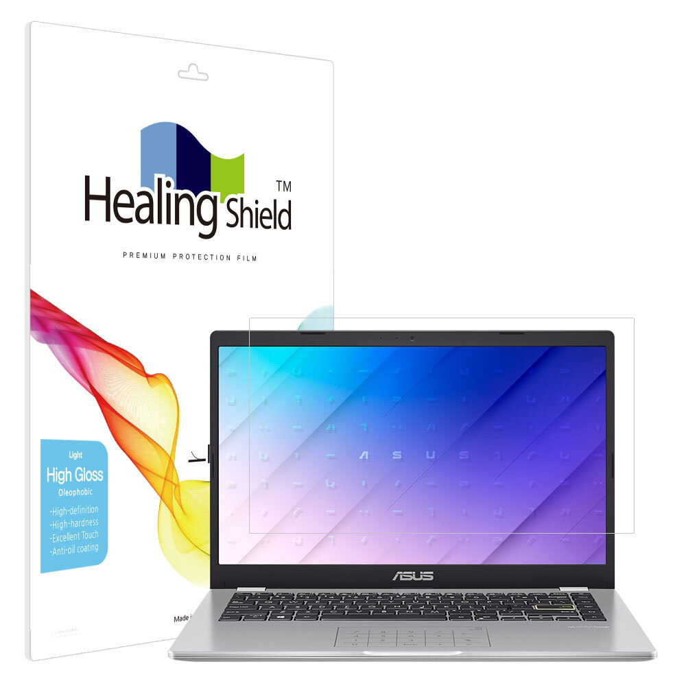 폰트리 힐링쉴드 ASUS 비보북 고 14 E410 올레포빅 Light 액정보호필름_이미지